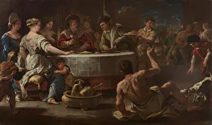 Man Drinking Wine