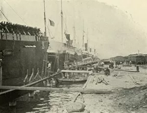 At the Dock, June 10th, Spanish-American War, 1898, (1899). Creator: Burr McIntosh