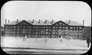 Dormitory Building, Harvard University, Massachusetts, USA, late 19th or early 20th century Dormitory Building, Harvard University, Massachusetts, USA, late 19th or early 20th century