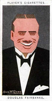 Douglas Fairbanks, American film actor, 1926.Artist: Alick P F Ritchie
