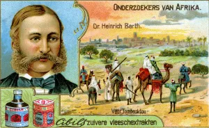 Dr Heinrich Barth, German geographer and explorer, (c1900) Dr Heinrich Barth, German geographer and explorer, (c1900)