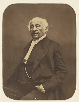 Alternative Medicine Prints: Dr. Petroz Print, Seated Homeopathic Practitioner Portrait, 1855-1859