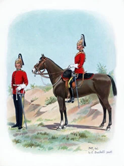Images Dated 7th October 2006: Dragoon guards, 1915.Artist: LE Buckell