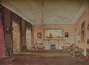Drawing Room, Farnley, 1818. Artist: JMW Turner Drawing Room, Farnley, 1818. Artist: JMW Turner