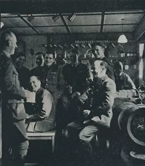 Officers Mess Gallery: Drinks all round, 1941. Artist: Cecil Beaton