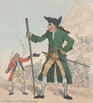 The Drum Major of Sedition, March 29, 1784., March 29, 1784. Creator: Thomas Rowlandson The Drum Major of Sedition, March 29, 1784., March 29, 1784. Creator: Thomas Rowlandson