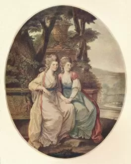Angelika Kauffmann Gallery: The Duchess of Devonshire and Lady Duncannon, 1782. Artist: William Dickinson