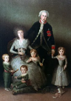 The Duke of Osuna and his Family, 1788. Artist: Francisco Goya The Duke of Osuna and his Family, 1788. Artist: Francisco Goya