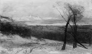 Lake Ontario Gallery: Behind Dunes, Lake Ontario, 1883-87. Creator: Homer Dodge Martin