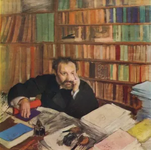 Duranty, 1879. Artist: Edgar Degas Duranty, 1879. Artist: Edgar Degas