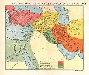 Dynasty Collection: Dynasties in the time of the Buwayids, circa 932 A. D. c1915. Creator: Emery Walker Ltd