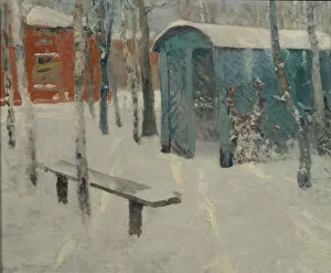 Autumn Landscape Gallery: Early Snow. Artist: Pervukhin, Konstantin Konstantinovich (1863-1915)