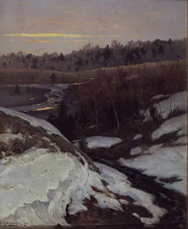 Early Spring, 1905. Artist: Kryzhitsky, Konstantin Yakovlevich (1858-1911) Early Spring, 1905. Artist: Kryzhitsky, Konstantin Yakovlevich (1858-1911)