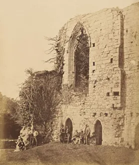 Easby Abbey. From the East, 1850s. Creator: Joseph Cundall Easby Abbey. From the East, 1850s. Creator: Joseph Cundall