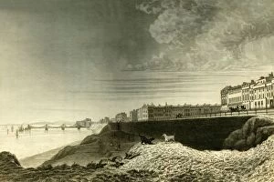 Feline Collection: East View of Brighton from Kemp Town, 1835. Creator: Dean Wolstenholme