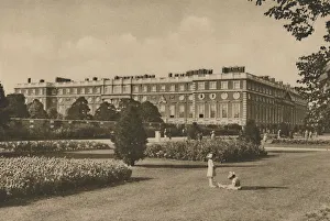 East Wing of Hampton Court Added By Wren on the Site of the Cardinals Work, c1935 East Wing of Hampton Court Added By Wren on the Site of the Cardinals Work, c1935