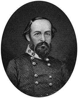 Edmund Kirby Smith, Confederate general, 1862-1867.Artist: J Rogers