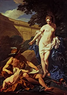 Education of Love by Mercury and Venus, 1748, by Louis Michel Van Loo Education of Love by Mercury and Venus, 1748, by Louis Michel Van Loo