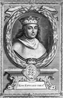 Edward I of England, (1239-1307).Artist: P Vanderbanck