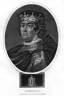 Edward I of England, (1804).Artist: J Chapman