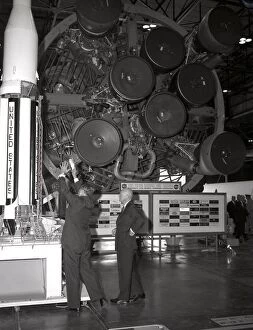 Wernher Von Braun Gallery: Eisenhower visits the George C. Marshall Space Flight Center, Alabama, USA. Creator: NASA