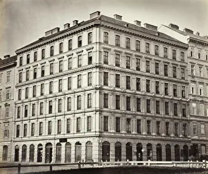 Vienna Apartment Block, 1860s Albumen Print