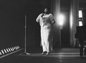 On Stage Gallery: Ella Fitzgerald, London, 1963. Creator: Brian Foskett