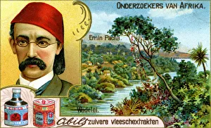 Emin Pasha, German doctor, linguist and administrator, (c1900) Emin Pasha, German doctor, linguist and administrator, (c1900)