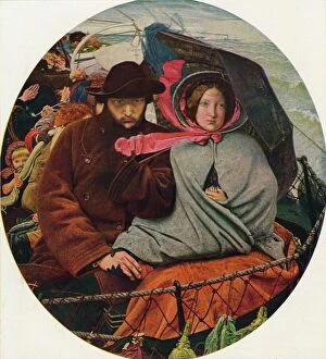 Pre Raphaelite Brotherhood Collection: The Last of England, 1855. Artist: Ford Madox Brown