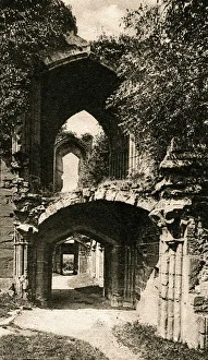 Entrance to the banqueting hall, Kenilworth Castle, Warwickshire, early 20th century Entrance to the banqueting hall, Kenilworth Castle, Warwickshire, early 20th century