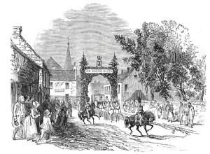 Entrance to Coupar Angus, 1844. Creator: Unknown Entrance to Coupar Angus, 1844. Creator: Unknown