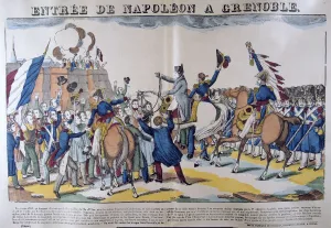 Entree of Napoleon to Grenoble, March 1815, 19th century Entree of Napoleon to Grenoble, March 1815, 19th century