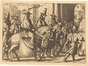 Entry into Ferrara, 1612. Creator: Jacques Callot Entry into Ferrara, 1612. Creator: Jacques Callot