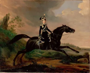 Equestrian Portrait of Grand Prince Alexander Nikolayevich (1818-1881), 1832 Equestrian Portrait of Grand Prince Alexander Nikolayevich (1818-1881), 1832