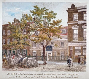 Lower Road Gallery: Essex Road, Islington, London, 1842. Artist: Robert Blemmell Schnebbelie