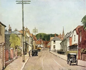 High Street Gallery: An Essex Village: Ongar High Street, 1943. Creator: E. Eason