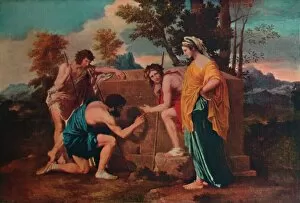 Robes Collection: Et in Arcadia ego (Les bergers d Arcadie or The Arcadian Shepherds), 1637-1638, (1911)