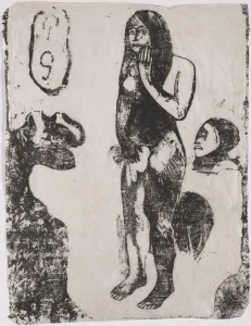 Eve, 1898-1899. Creator: Paul Gauguin (French, 1848-1903) Eve, 1898-1899. Creator: Paul Gauguin (French, 1848-1903)