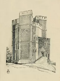 Marjorie Collection: Exterior of Orford Castle, Suffolk (the Battlements restored), (1931). Artist