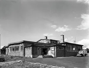 Exterior of the Royston Working Mens Club Barnsley, South Yorkshire, 1962. Artist Exterior of the Royston Working Mens Club Barnsley, South Yorkshire, 1962. Artist