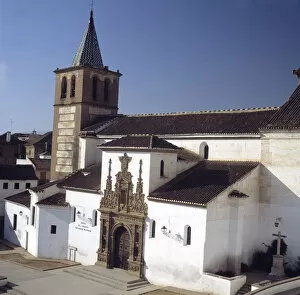 Images Dated 3rd April 2014: Exterior view of the convent of Santiago in Guadix (Granada)