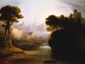 Fanciful Landscape, 1834. Artist: Thomas Doughty Fanciful Landscape, 1834. Artist: Thomas Doughty
