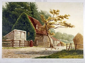 Kilburn Gallery: Farm in Kilburn Park, Edgware Road, Paddington, London, c1865