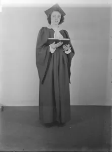 Female chorister, (Isle of Wight?), c1935. Creator: Kirk & Sons of Cowes Female chorister, (Isle of Wight?), c1935. Creator: Kirk & Sons of Cowes