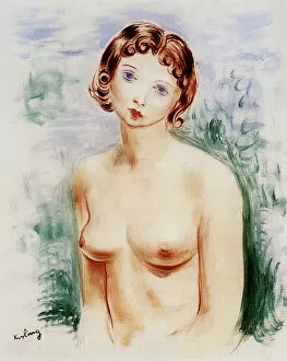 Images Dated 20th January 2006: Female nude, 20th century. Artist: Moise Kisling
