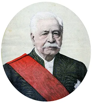 Civil Engineering History Prints: Ferdinand de Lesseps, French diplomat and entrepreneur, 1894. Artist: Henri Meyer