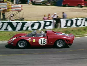 Motorsport Gallery: Ferrari 365 P2, Rodriguez - Vaccarella, 1966 Le Mans. Creator: Unknown