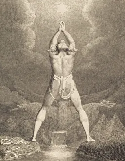 Prints of Fertilization of Egypt, 1791 Henry Fuseli Prints: William Blake's Fertilization of Egypt Print, 1791