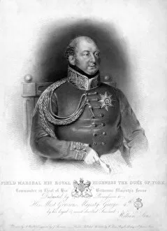 Images Dated 22nd May 2007: Field Marshal Prince Frederick, Duke of York and Albany (1763-1827), 19th century.Artist: J Thomson