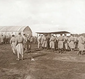 Monochrome Aviation Images Prints: Fighter plane taking off, c1914-c1918